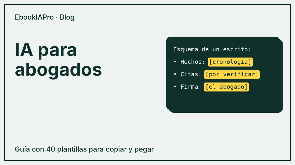 Inteligencia artificial para abogados: usos, riesgos y buenas prácticas en el despacho